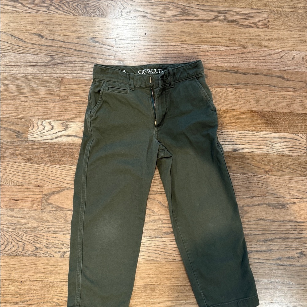 J. Crew Kids Olive Green Pull-On Chino Pants